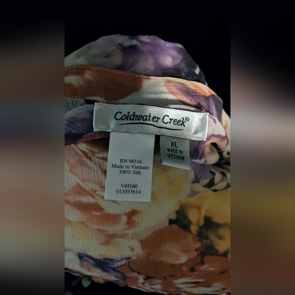 Coldwater Creek Floral Mesh Jacket- XL - Picture 2 of 6